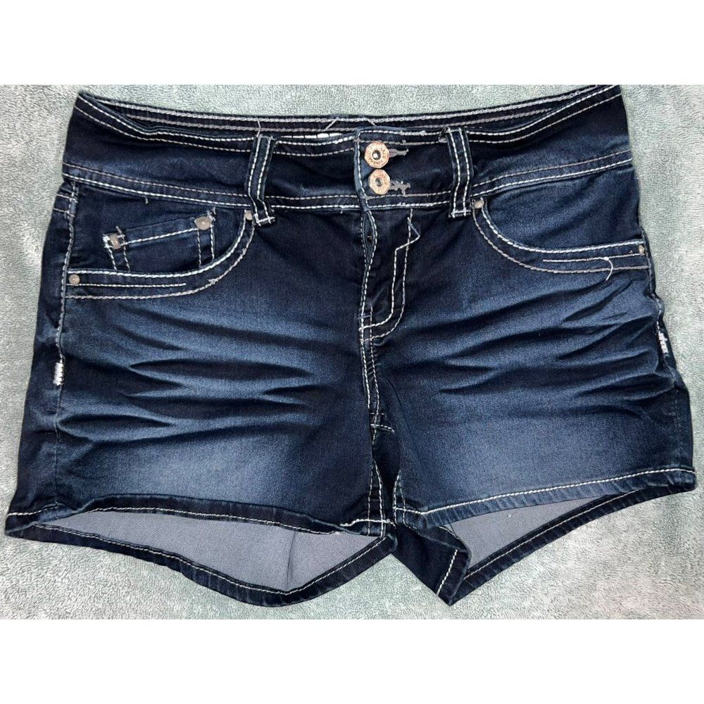 Hydraulic Dark Wash Shorts